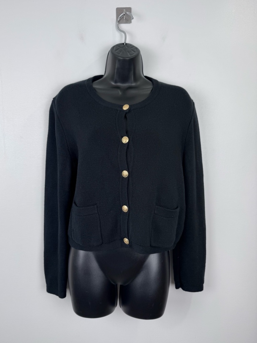 J.Crew Women Emilie Sweater Lady Jacket Cardigan Black Size Medium